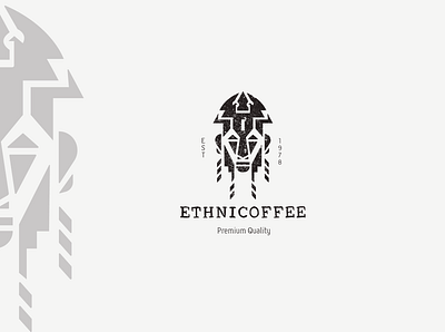 Ethnicoffee art behance branding coffee color dribbble ethnic flat icon illustration logo logodesign logos minimal modern simple symbol vector vector illustration work