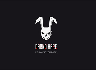 Darko Hare branding design dribbble flat game logo icon illustration logo logomark minimal modern rabbit simple symbol vector visual white rabbit