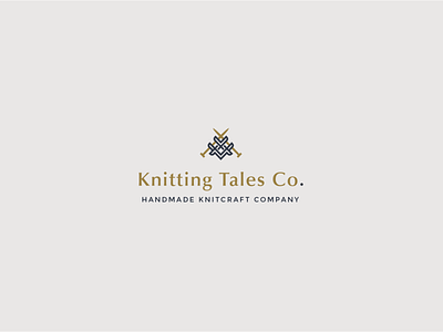 Knitting Tales Co branding design graphic design icon knit knitting logo logofolio logomark logotype minimal modern symbol vector