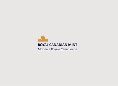 Royal Canadian Mint branding canada crown design dribbble flat graphic design icon logo logo design logodesigner logos maple leaf minimal modern royal simple symbol vector work