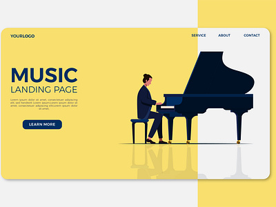 music page template