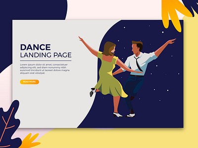 dance page template