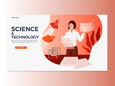 Science & Tech page template