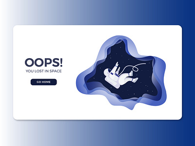 404 page template 404 page concept illustration landing page space template ui ui ux vector visual