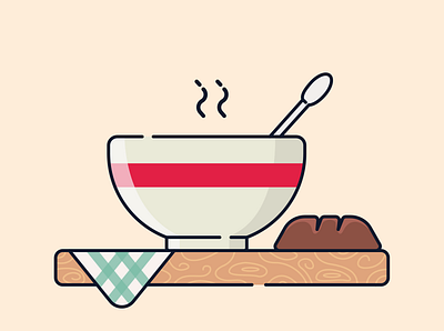 food/pottages cuisine dribbble flat food icon iconography icons illustration illustrator logo pinterest vector