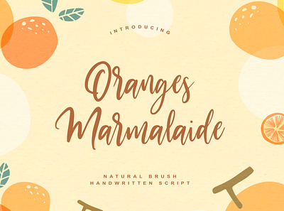 Oranges Marmalaide font cover branding design font font awesome font bundle font collection font design identity lettering type typography