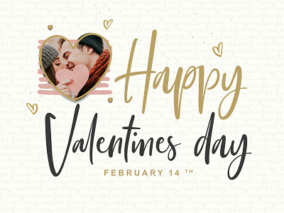 Happy Valentines Day from Smooth Dahlia font preview branding design font font awesome font bundle font collection font design identity illustration lettering type typography