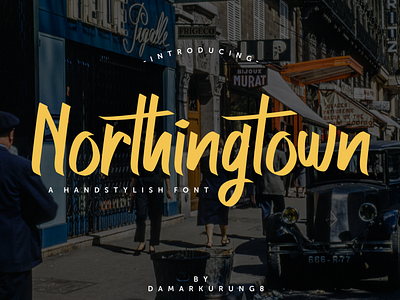 Northingtown Font branding design font font awesome font bundle font collection font design identity letter lettering type typography