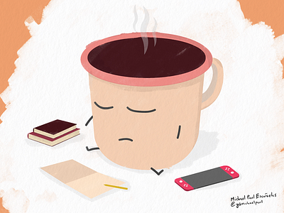 Coffee Break break coffee illustration photoshop switch