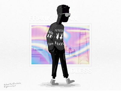 Endless Frank Ocean digital art endless frank ocean graphic design hip hop illustration music rnb
