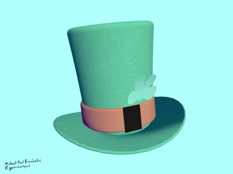 St. Patrick's Day Hat 3d art animation cinema 4d design motion motion design st patricks day
