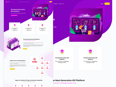 Landing page design concept (draft)