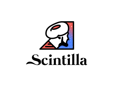 Scintilla arabic colorful face head identity illustration logo logodesign vision