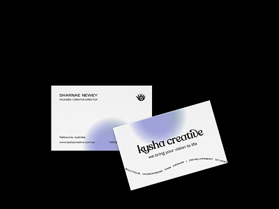 6/9 Kysha Creative | Rebrand 2021 branding design design studio graphic design minimal rebrand rebranding visual identity wordpress wordpress design wordpress designer wordpress developer wordpress development