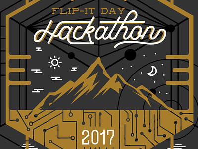 Hackathon Shirt Design 2017 design flipswitch hackathon strongmind t shirt tshirt typography