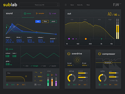 Sublab UI design pro product ui ux