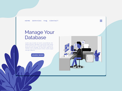 Business Management Landing Page