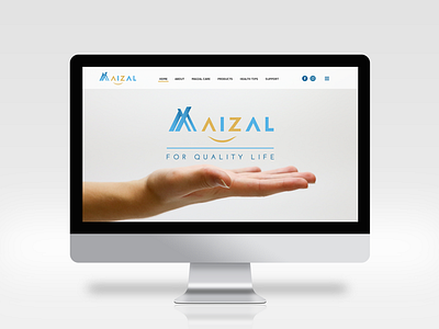 Maizal Brand Identity brand identity branding graphic design visual identity website mock up