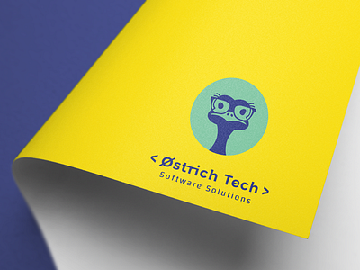 Ostrich Tech Brand Identity brand identity branding graphic design logo technology