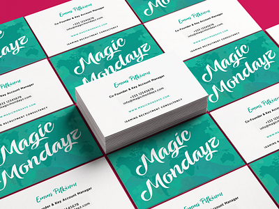 Magic Mondayz Re-brand brandidentity graphicdesign identidadevisual logodesigns stationary
