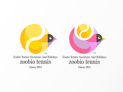 Exotic Tennis Vacations And Holidays design icon illustration logo typography