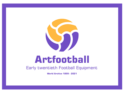 Early twentieth football equipment design icon illustration logo typography логотип