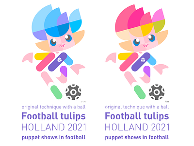 puppet shows in football design icon illustration logo typography