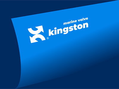 Marine valve design icon illustration logo typography логотип