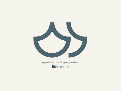 Reproductive center for young mothers design icon illustration logo typography логотип типография