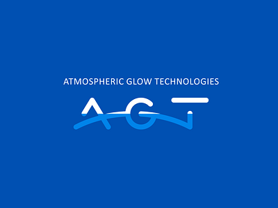 Armospheric Glow Technologies design icon illustration logo typography логотип типография