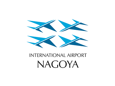 Nagoya International Airport дизайн логотип типография