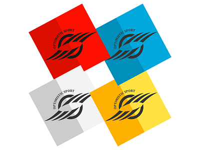 Optimistic Sport Q design logo typography