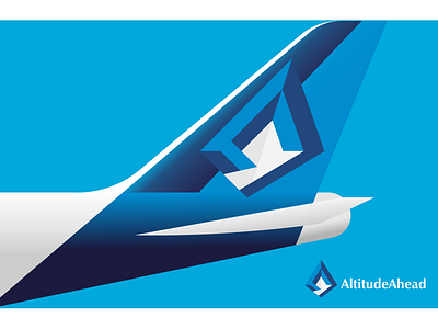 Altitude Ahead. design illustration logo