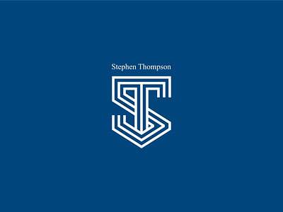 Stephen Thompson. design icon logo типография