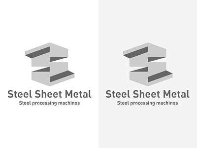 Steel Sheet Metal логотип типография