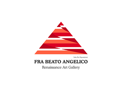 Renaissance Art Gallery illustration logo typography