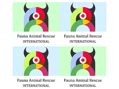 F.A.R. Fauna Animal Rescue. illustration logo typography