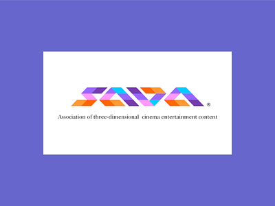 Association Of Three Dimensional Cinema Entertainment Content design icon illustration logo typography