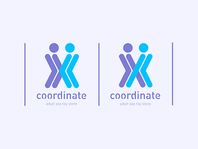 X Coordinate design icon illustration logo typography