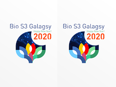 Bio S3 Galagsy 2020 design icon illustration logo typography