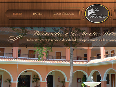 Le Moustier menu nav navigation ornament site texture web wood