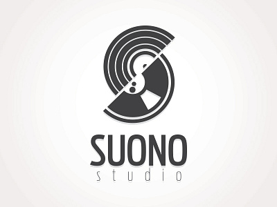 SUONO STUDIO audio logo music speakers studio vinyl