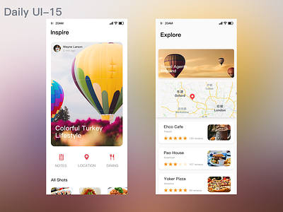 Daily UI-15 app dailyui ps ui