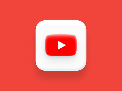 3D Youtube icon 3d 3d app icon 3d icon app icon app icon design app icon designers app icon logo app icons google google design icon icon design youtube youtube logo
