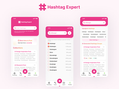 Hashtag Expert Concept Redesign