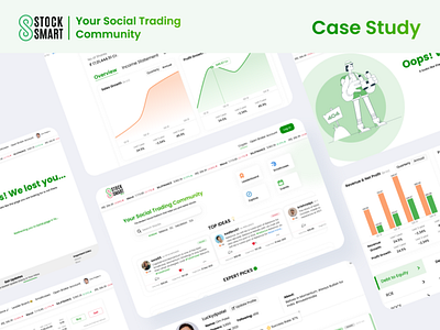 Stock Smart - Social Trading Platform Case Study community design finance investing social trading stock market stock smart stock trading trading ui design