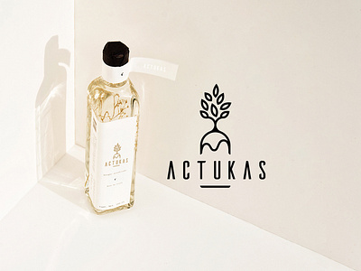 Actukas logo | Olive vinegar logo