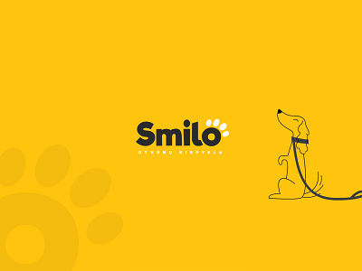 Smilo logo | Paw logo animal logo branding cat logo dog logo home logo logo logotipu kurimas logotype paw logo pet logo pidea vector visual identity
