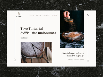 Tavo Tortas | Your cake landing page