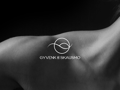 Gyvenk Be Skausmo logo body logo branding logo logotipu kurimas logotype massage logo minimalistic logo physiotherapist physiotherapist logo pidea vector visual identity woman body woman logo